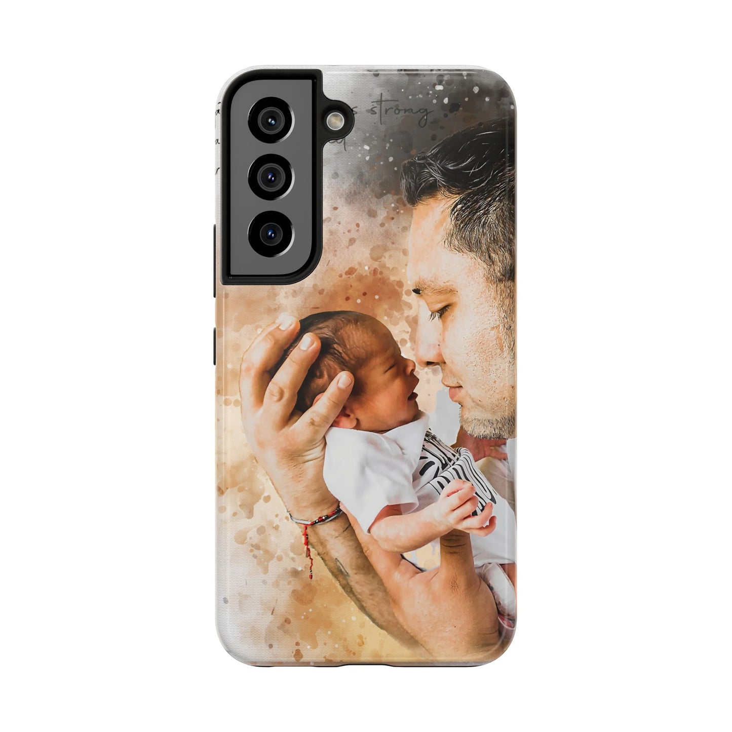 Custom Watercolor Photo On Phone Case Personalized Cell Phone Case Picture