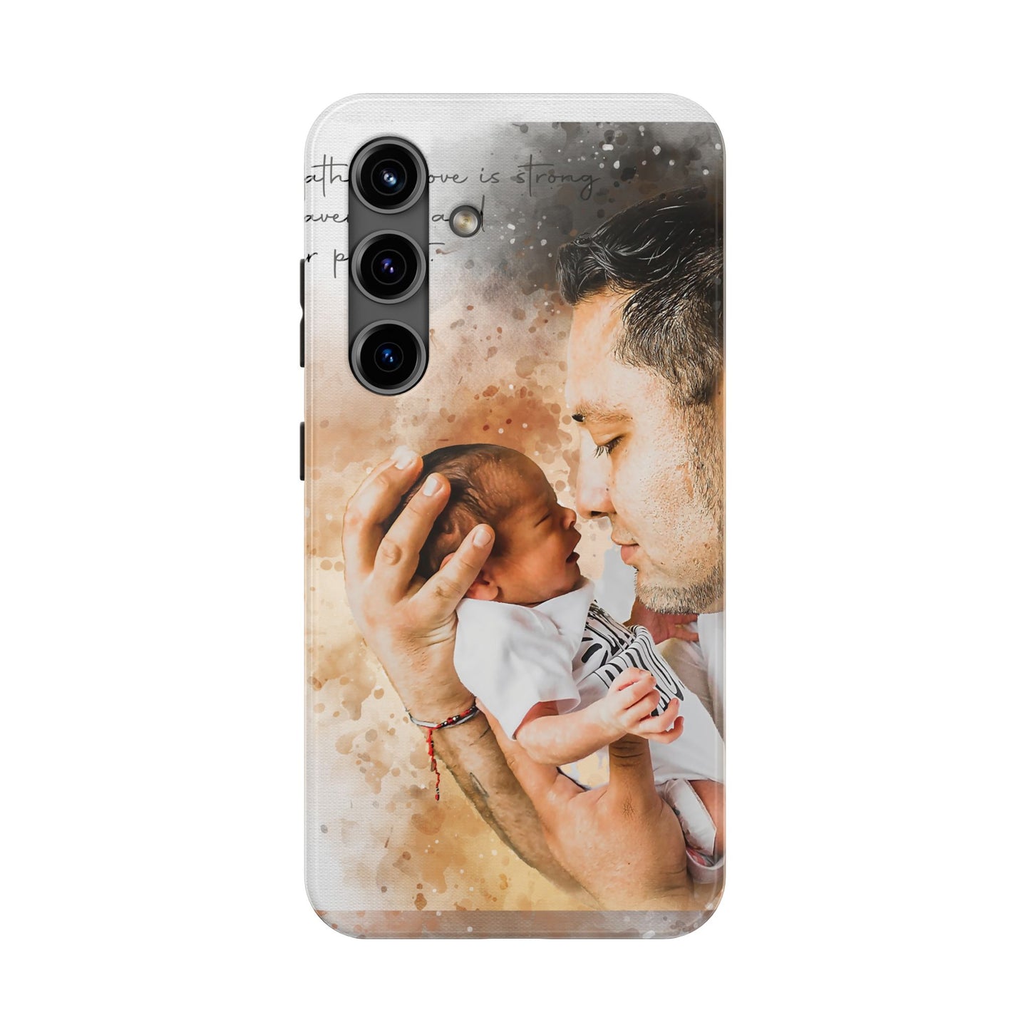 Custom Watercolor Photo On Phone Case Personalized Cell Phone Case Picture