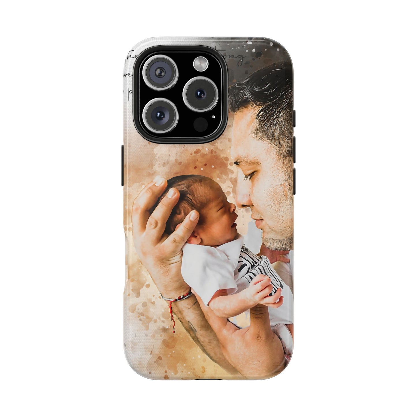 Custom Watercolor Photo On Phone Case Personalized Cell Phone Case Picture