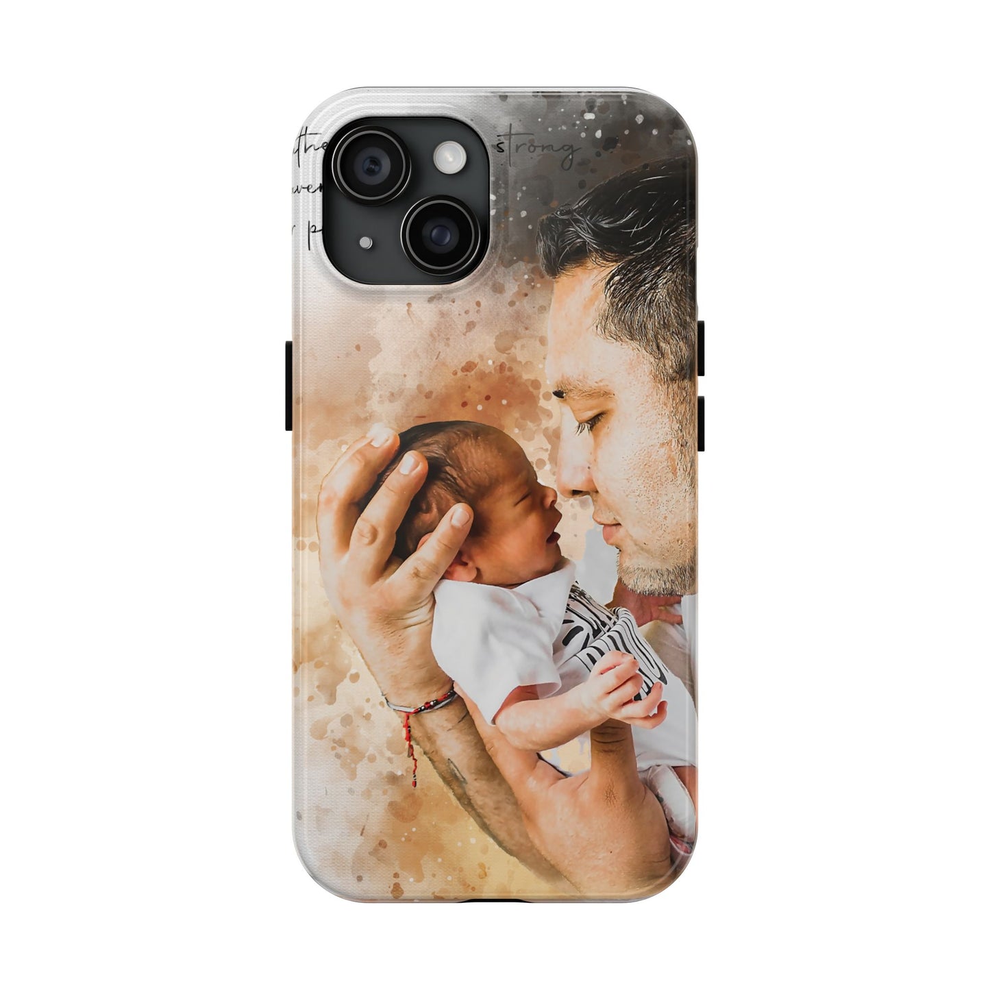 Custom Watercolor Photo On Phone Case Personalized Cell Phone Case Picture