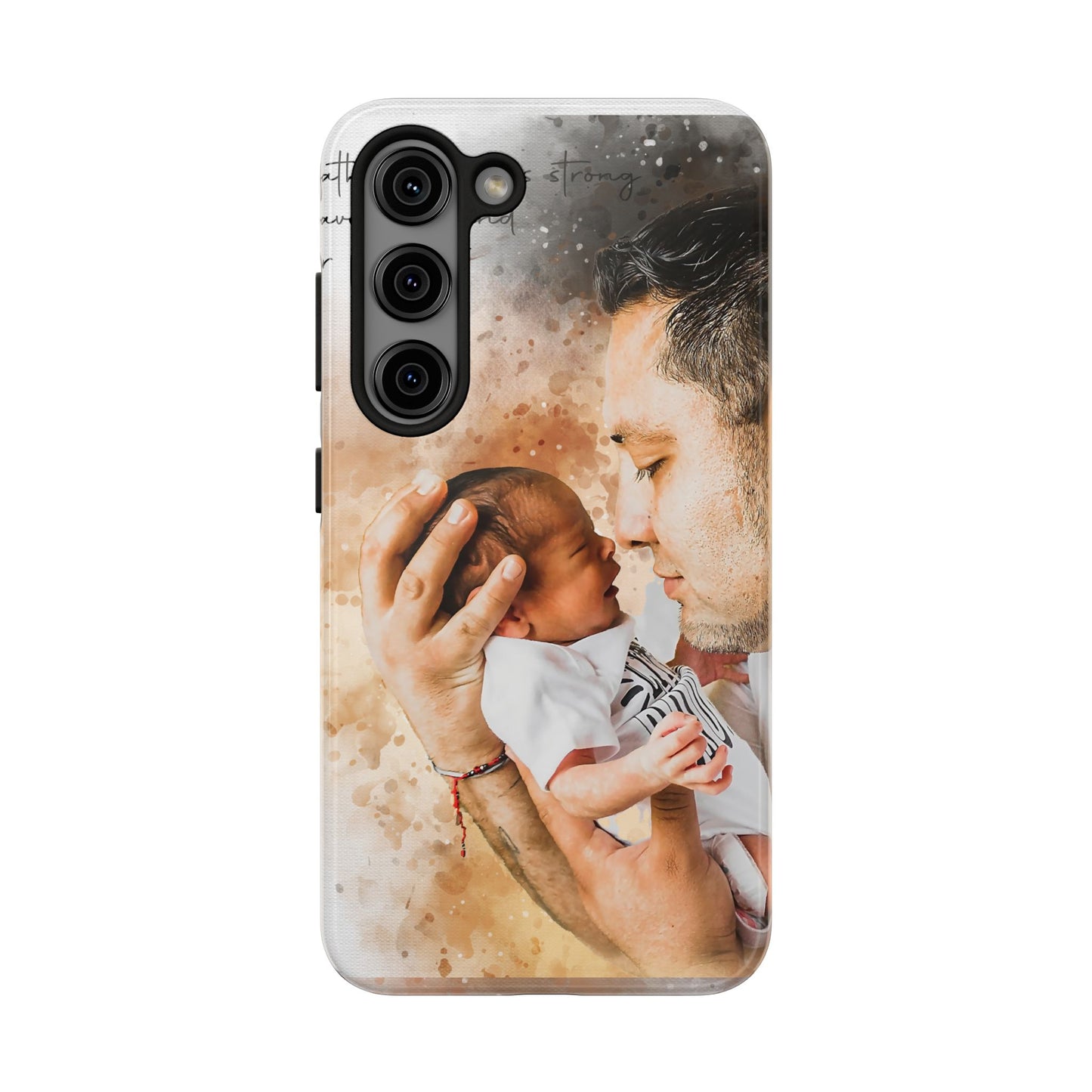 Custom Watercolor Photo On Phone Case Personalized Cell Phone Case Picture