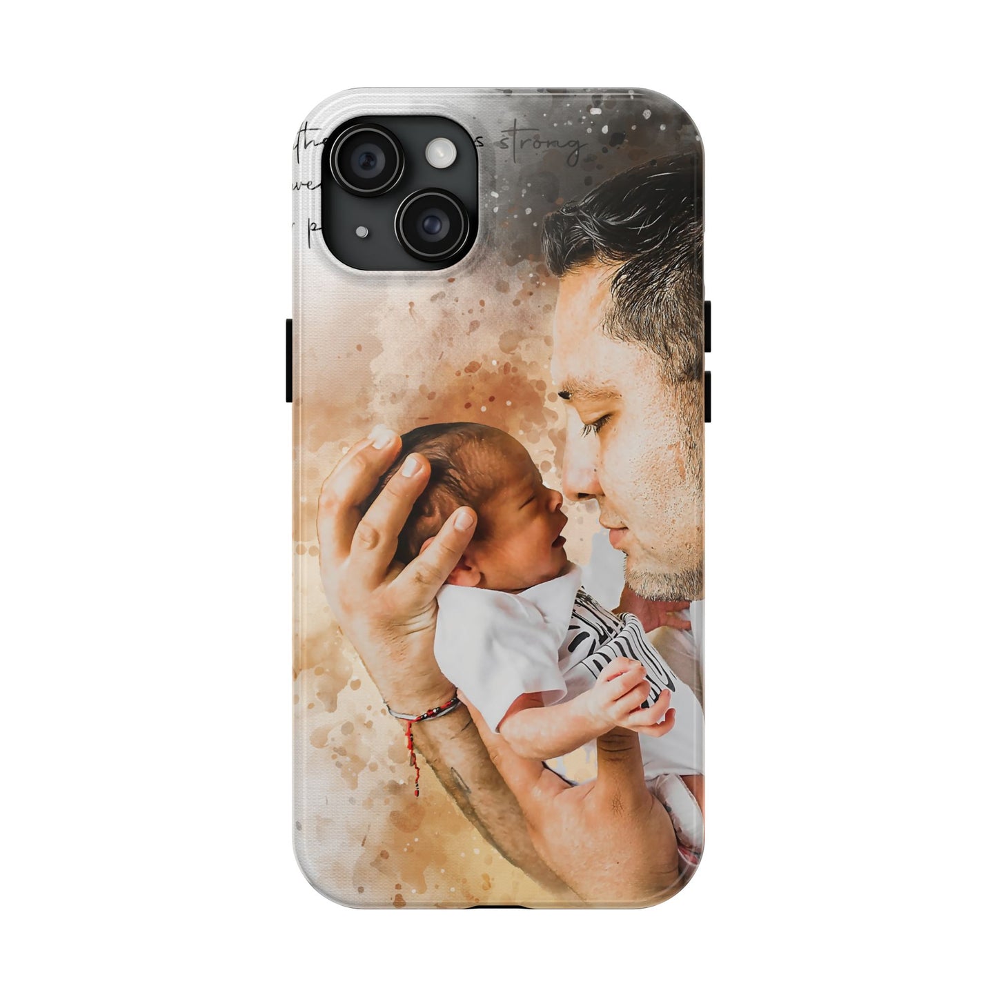 Custom Watercolor Photo On Phone Case Personalized Cell Phone Case Picture