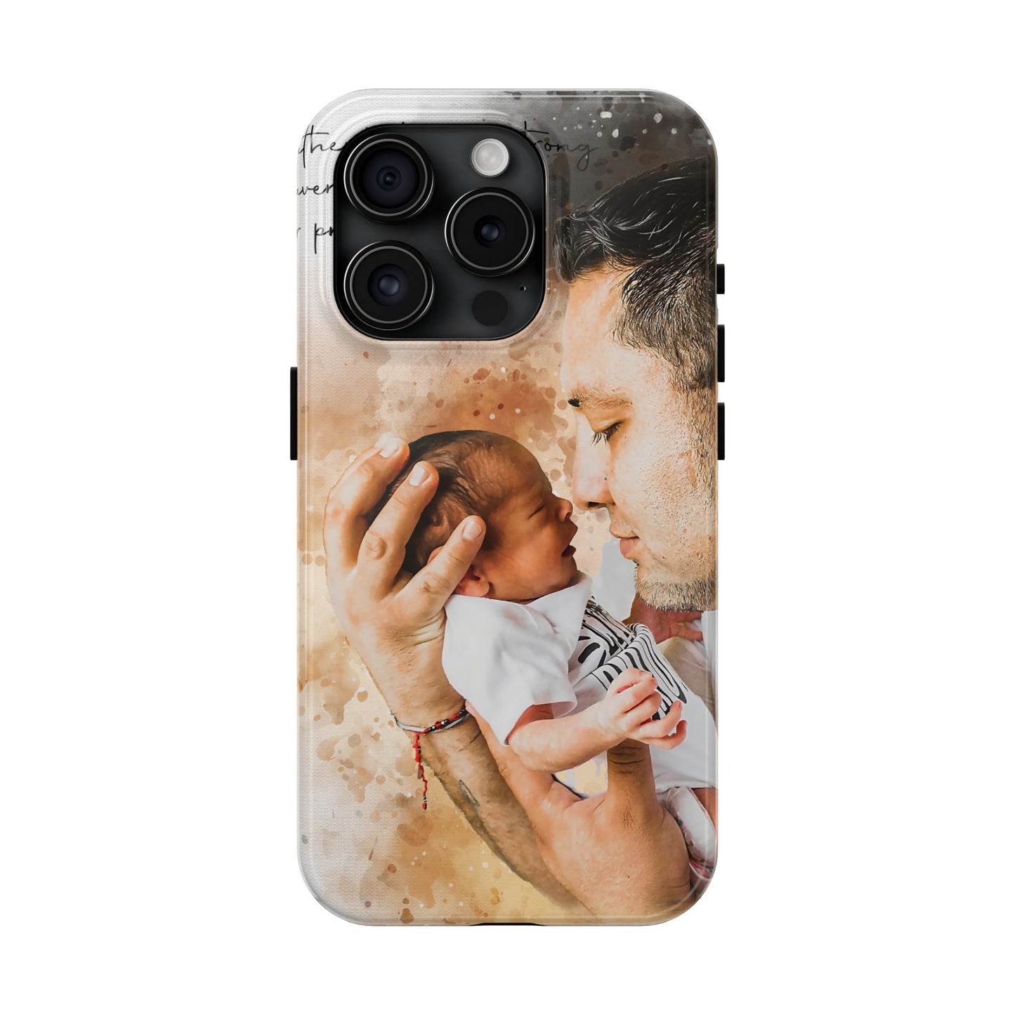 Custom Watercolor Photo On Phone Case Personalized Cell Phone Case Picture