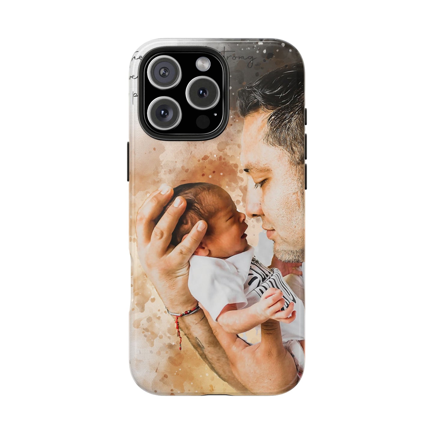Custom Watercolor Photo On Phone Case Personalized Cell Phone Case Picture