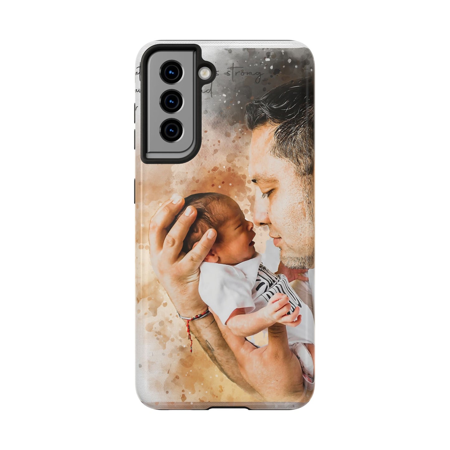 Custom Watercolor Photo On Phone Case Personalized Cell Phone Case Picture