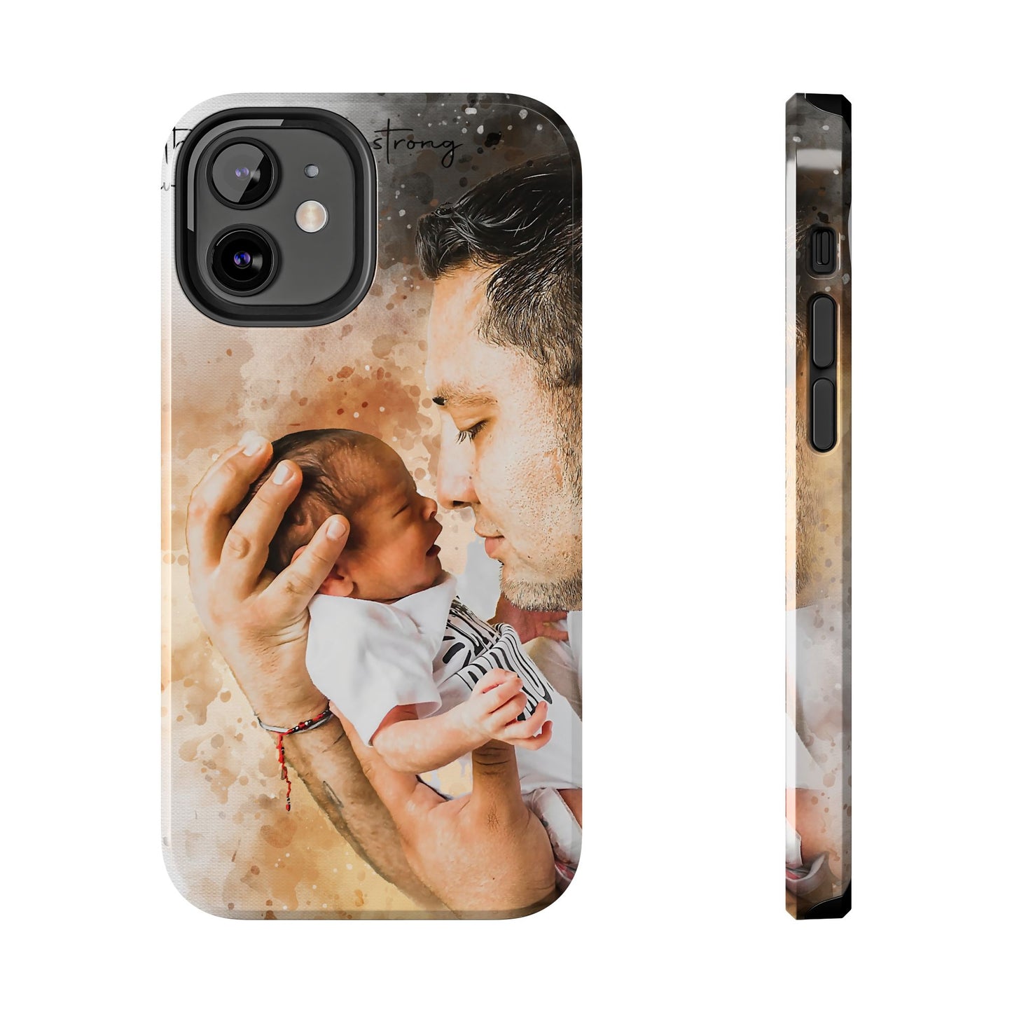 Custom Watercolor Photo On Phone Case Personalized Cell Phone Case Picture