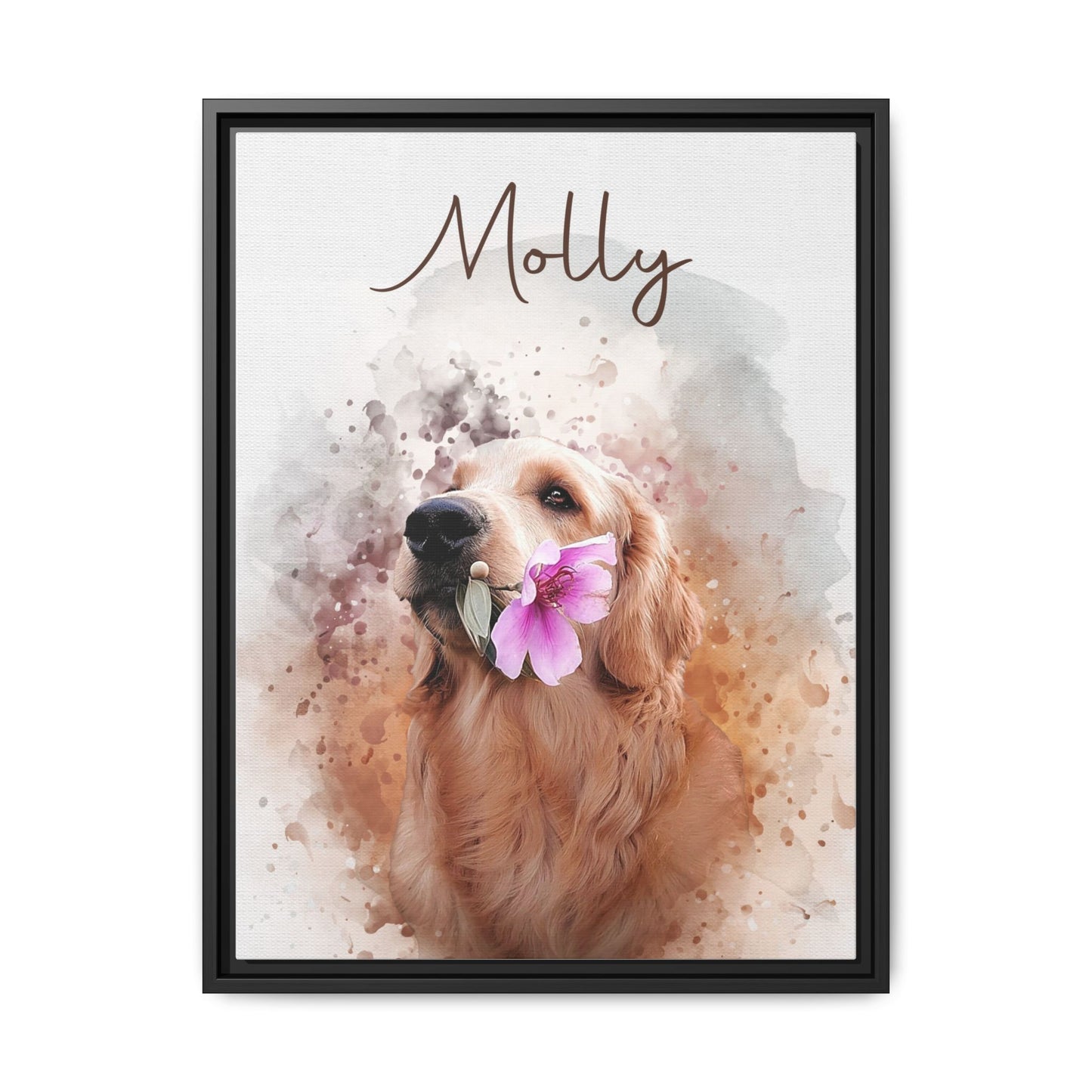 Custom Digital Watercolor Pet Portraits From Photo