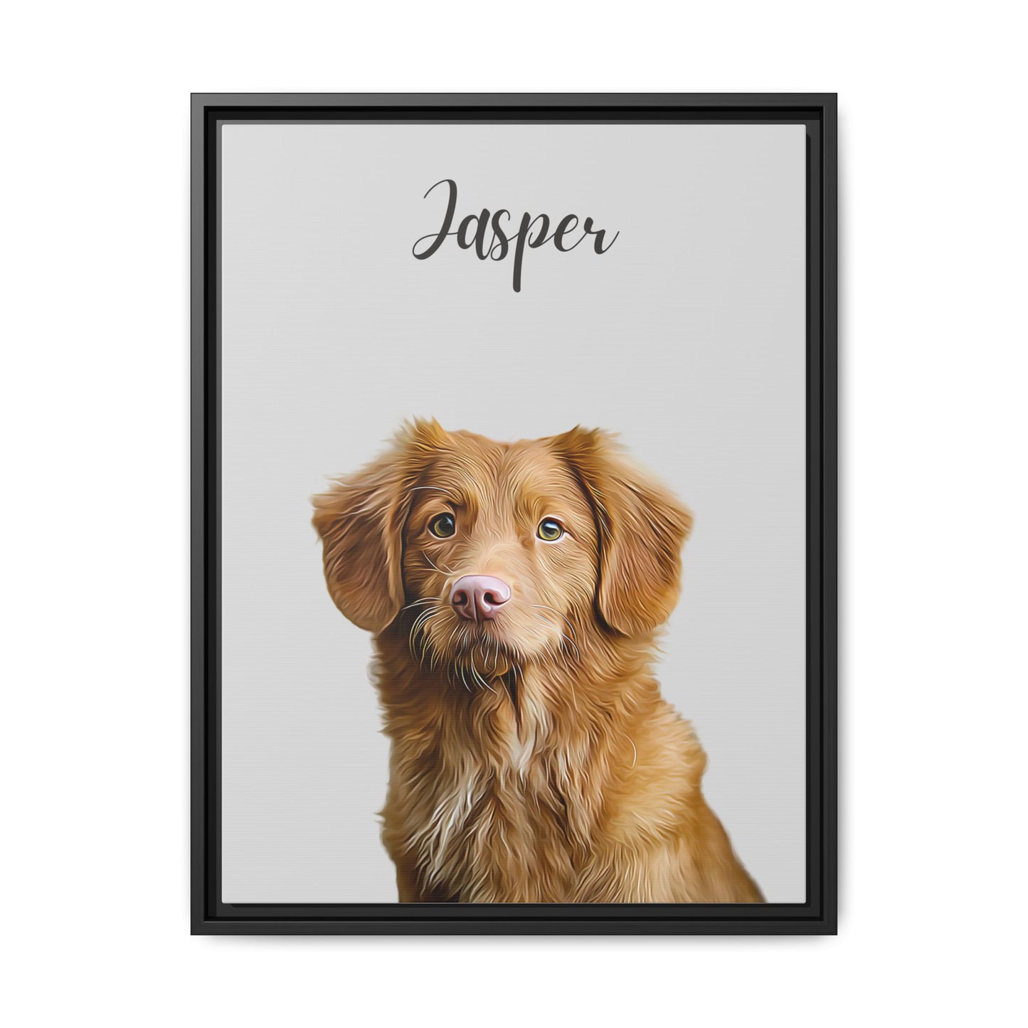 Custom Digital Oil Painted Pet Portrait Using Photo