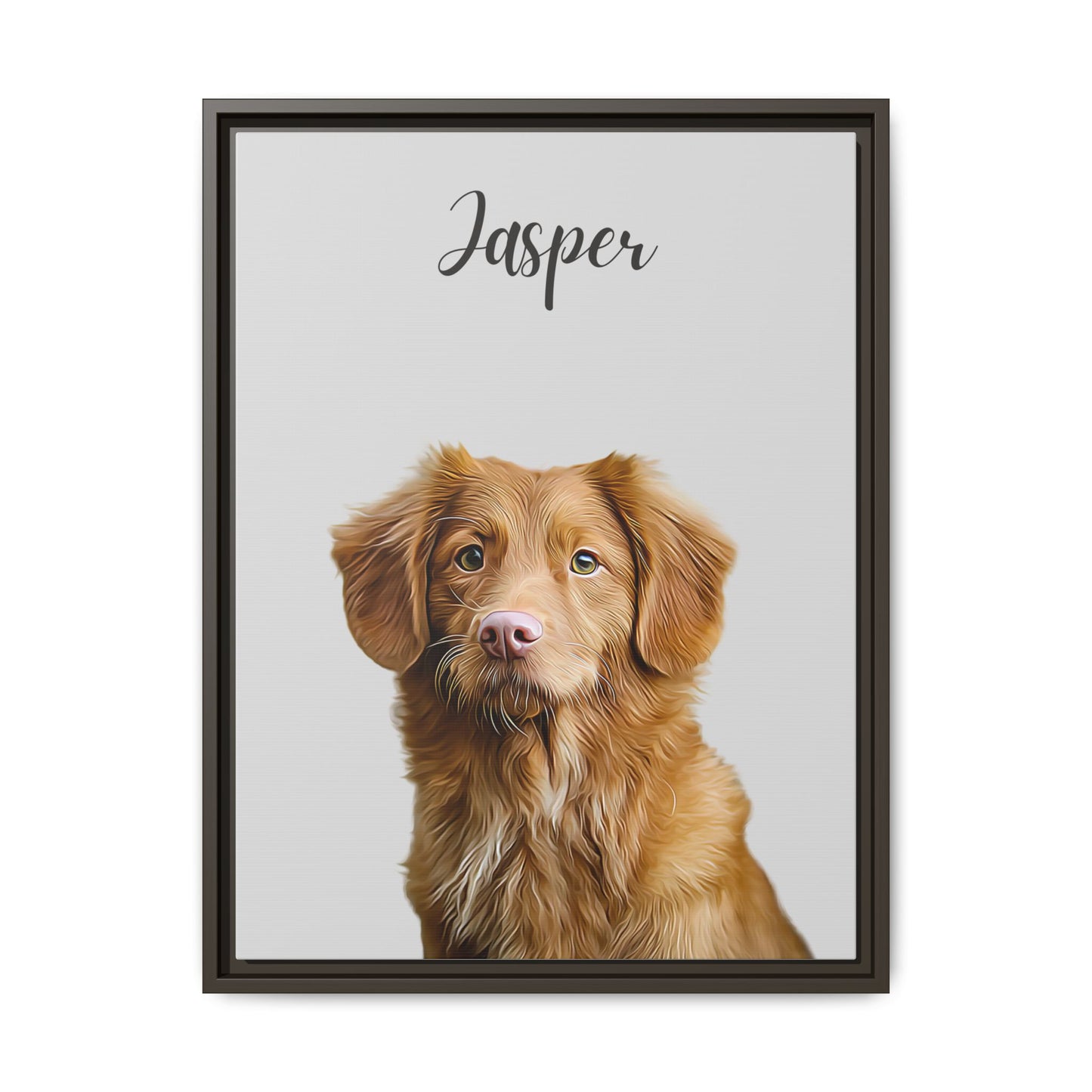 Custom Digital Oil Painted Pet Portrait Using Photo