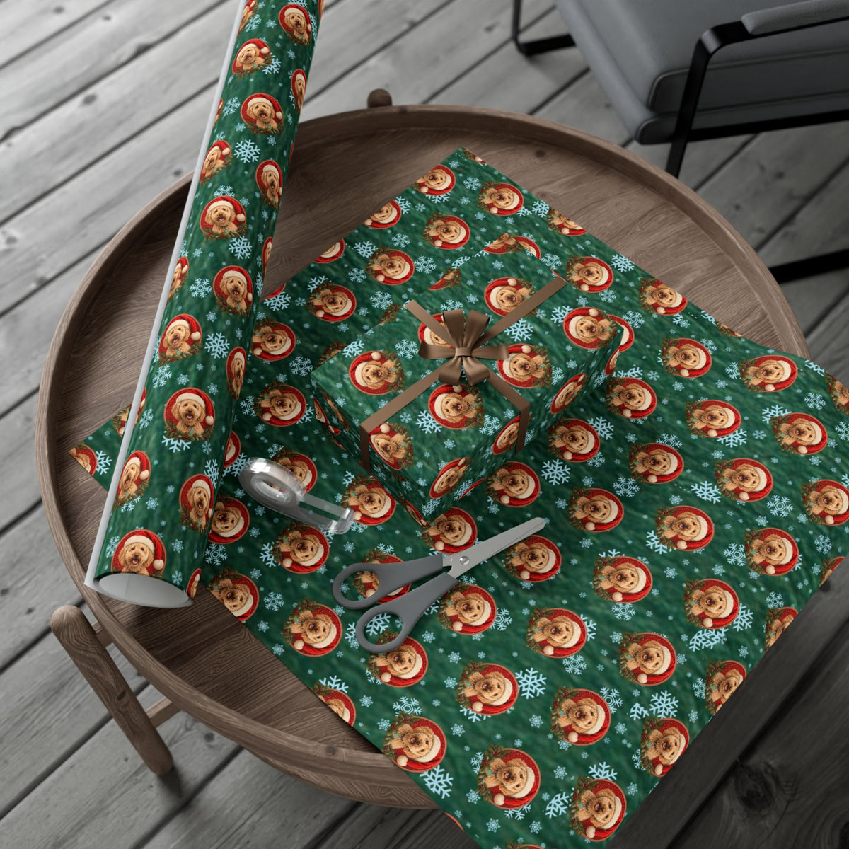 Custom Christmas Gift Wrap Papers