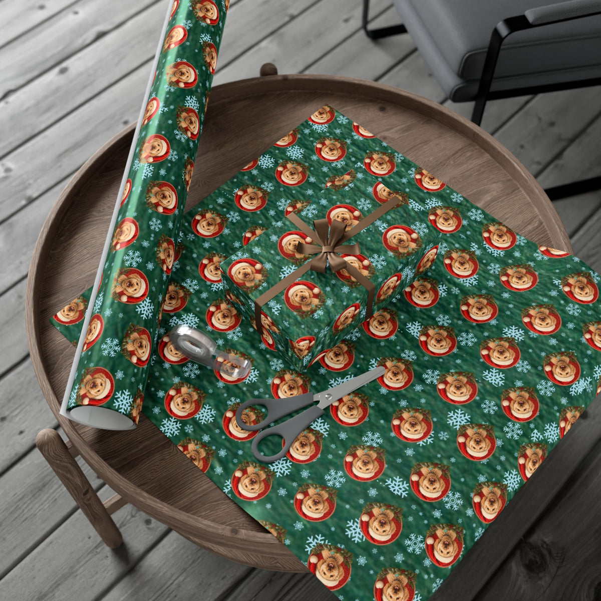 Custom Christmas Gift Wrap Papers