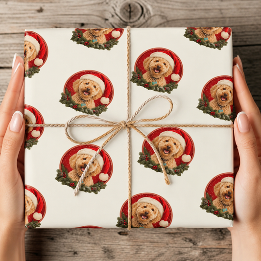 Custom Face Christmas Gift Wrap Papers