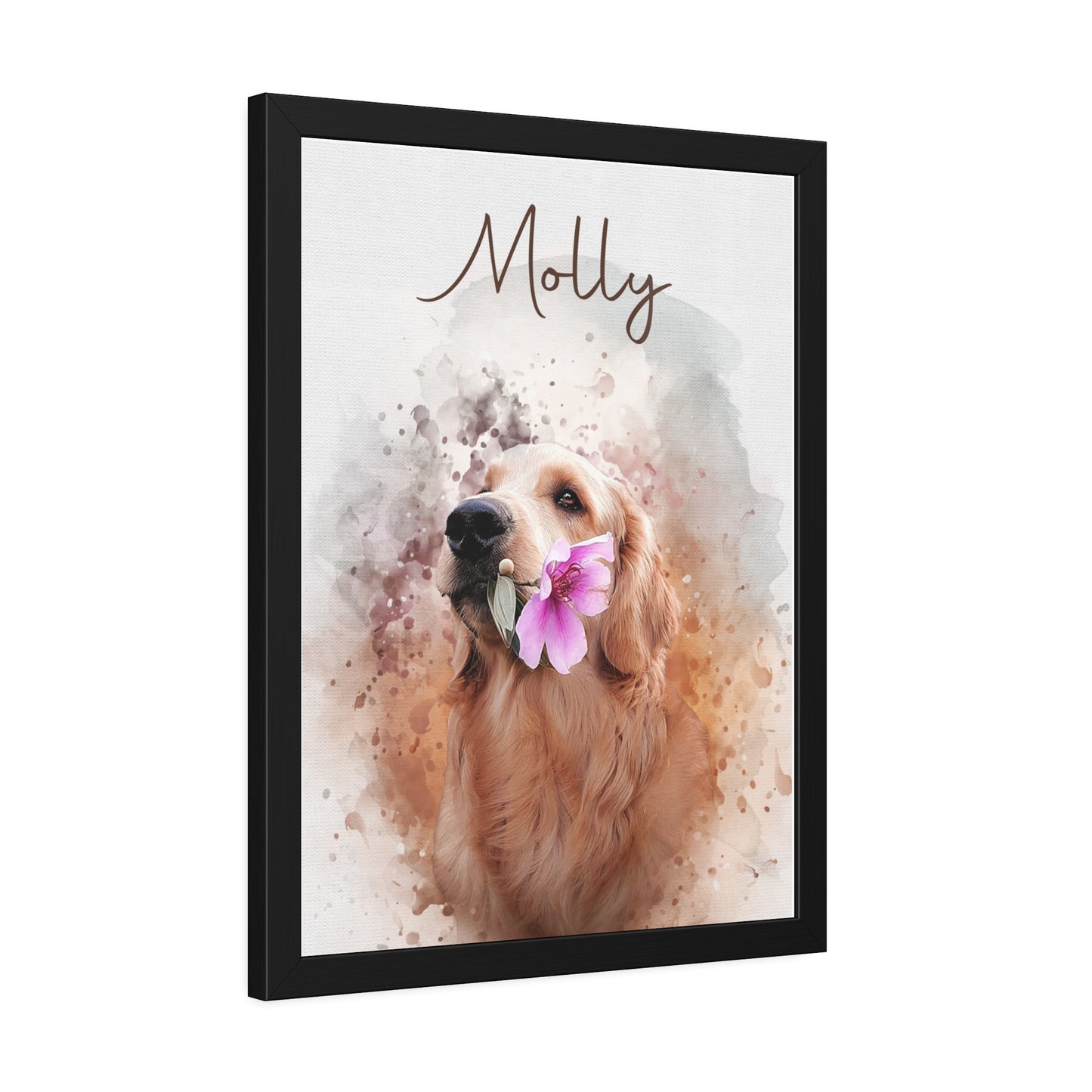 Custom Digital Watercolor Pet Portraits From  Photo