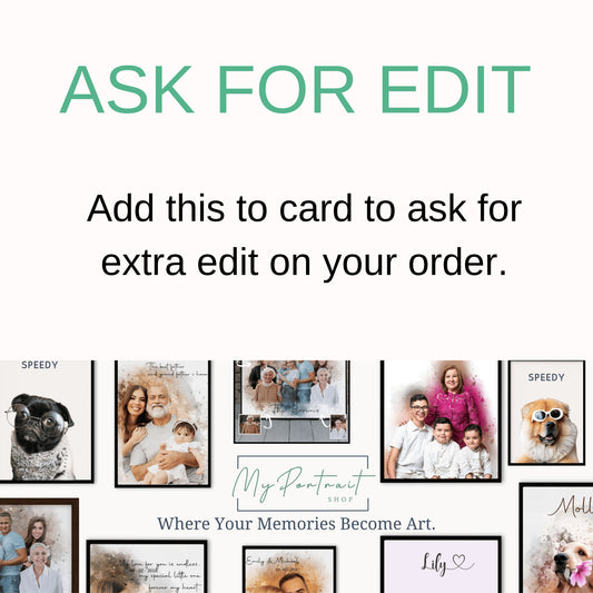 Extras - Edit my order