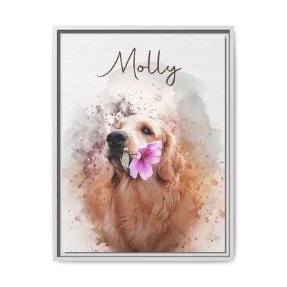Custom Digital Watercolor Pet Portraits From  Photo
